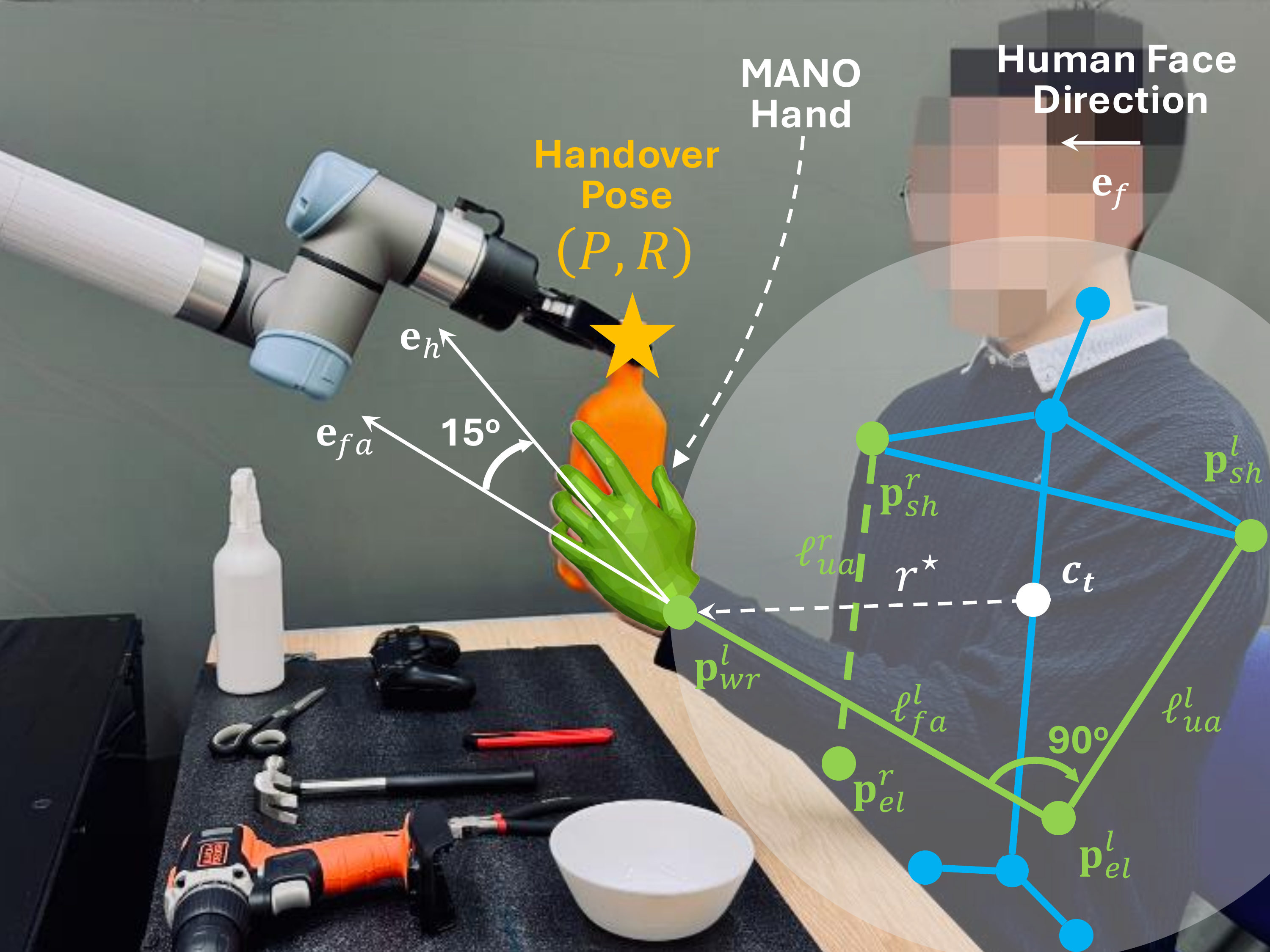 Execution phase for robot-to-human handover